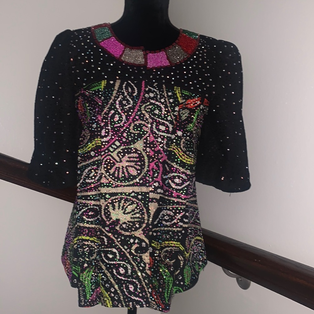 Beautiful beaded handmade jeweled jacket